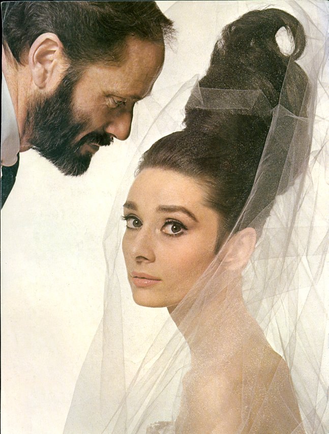 Here is Bert Stern's cover of Audrey Hepburn and new husband they had just
